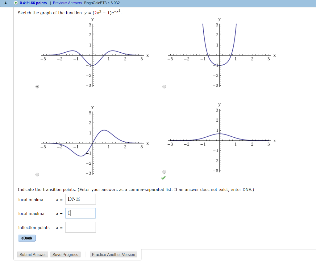 Solved 3. 0.41/1.66 points | Previous Answers RogaCalcET3 | Chegg.com