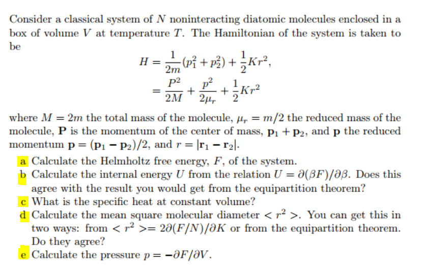 solved-consider-a-classical-system-of-n-noninteracting-chegg