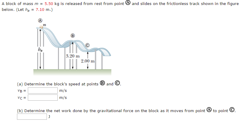 solved-a-block-of-mass-m-5-50-kg-is-released-from-rest-chegg