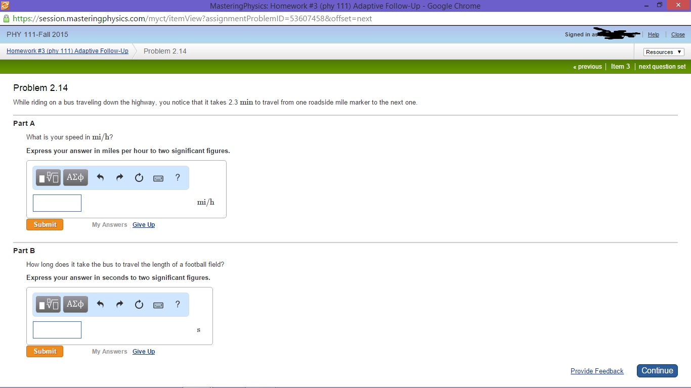 mastering physics homework 3 answers