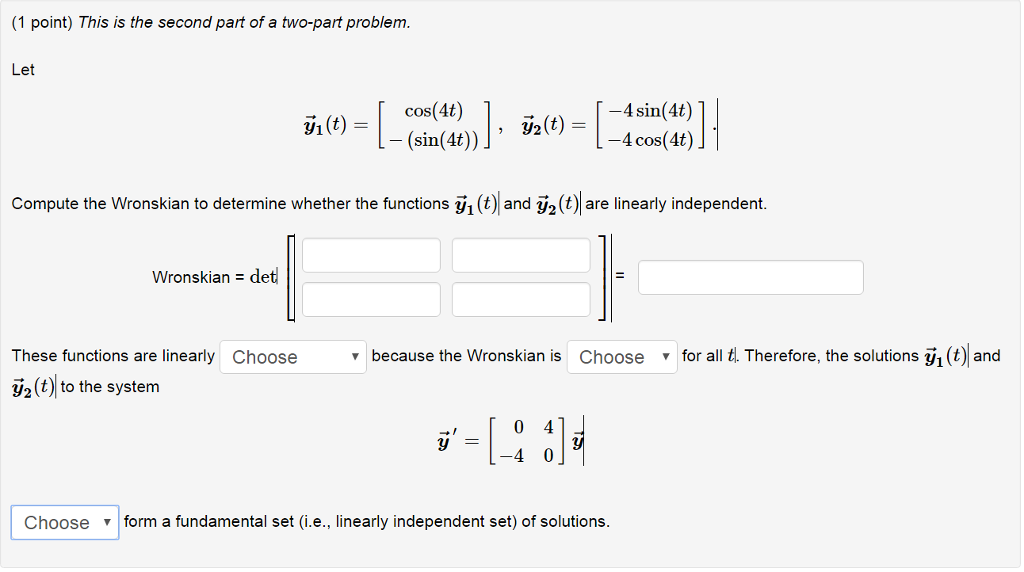 Solved This is the second part of a two-part problem. Let | Chegg.com