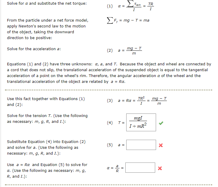 Solved Example 10.6 Angular Acceleration of a Wheel A wheel | Chegg.com