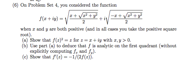 Solved On Problem Set 4 You Considered The Function Square Chegg Solved On Problem Set 4 You Considered The Function Square Chegg