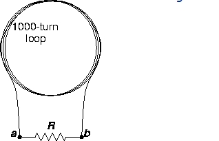Solved A 1000-turn loop of wire is connected to a 20.0 ohm | Chegg.com