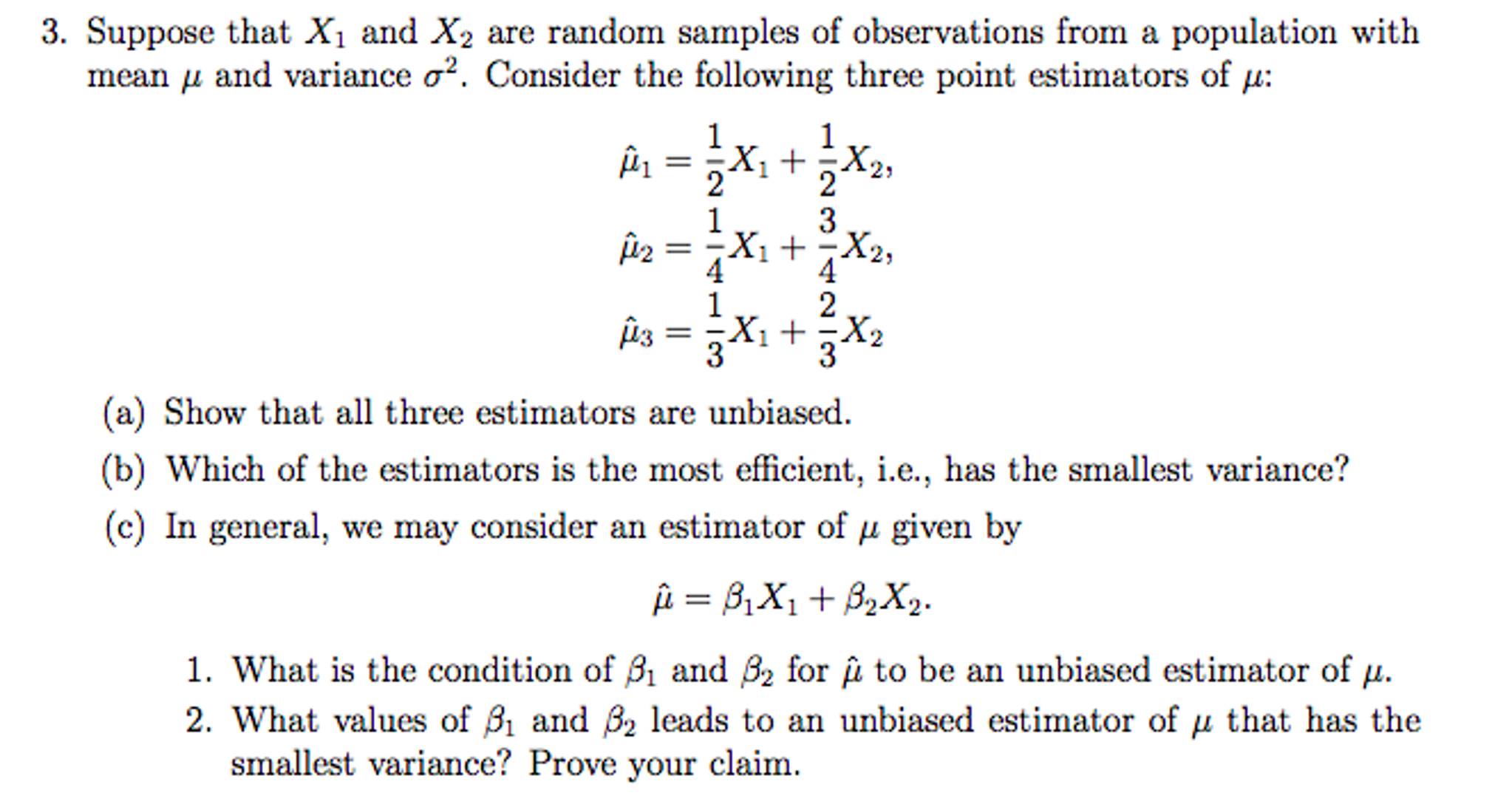 Suppose That X 1 And X 2 Are Random Samples Of Chegg