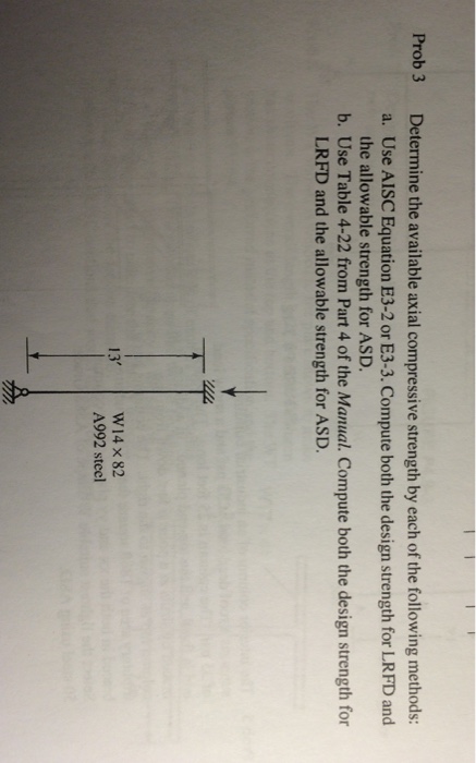 Solved Determine the available axial compressive strength by | Chegg.com