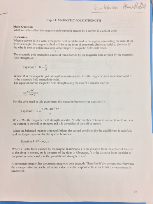 Solved Do The Calculations & Questions Please! I Upload | Chegg.com