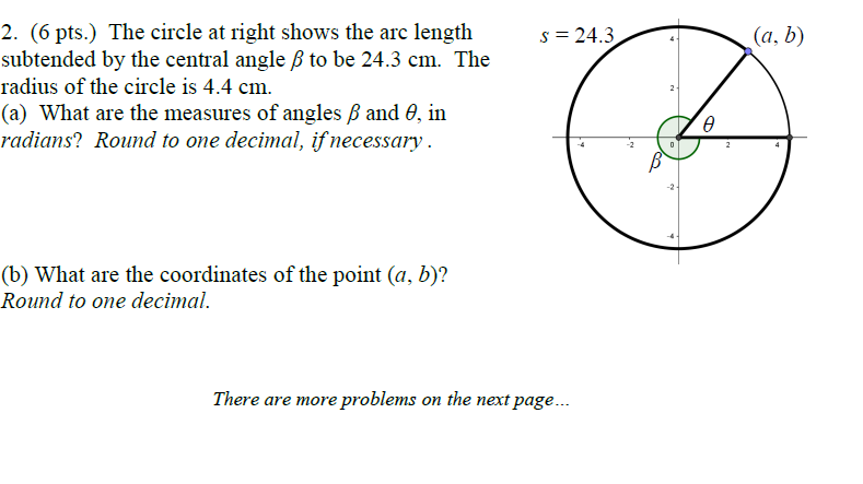 solved-the-circle-at-right-shows-the-arc-length-subtended-by-chegg