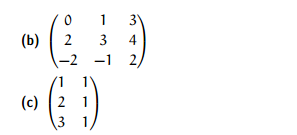 Rmh Matrix Solved 2.22 Take each matrix to represent h: Rm → Rn with | Chegg.com