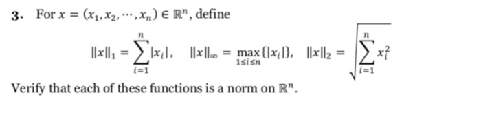 Solved Need help with this question for 1norm, 2norm and | Chegg.com