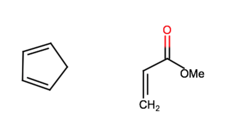 Solved Dienes Reaction Of Cyclopenta 13 Diene And Methyl