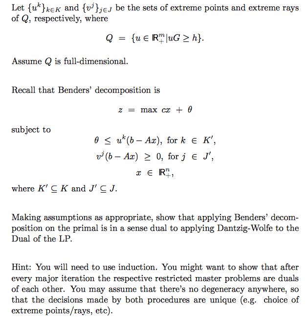 Solved 4. (20 Points And Unpledged) Recall Benders' | Chegg.com