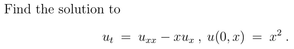 Solved Find The Solution To ? | Chegg.com