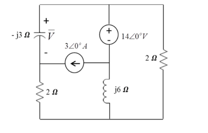 Solved 5) Find V using Loop analysis | Chegg.com