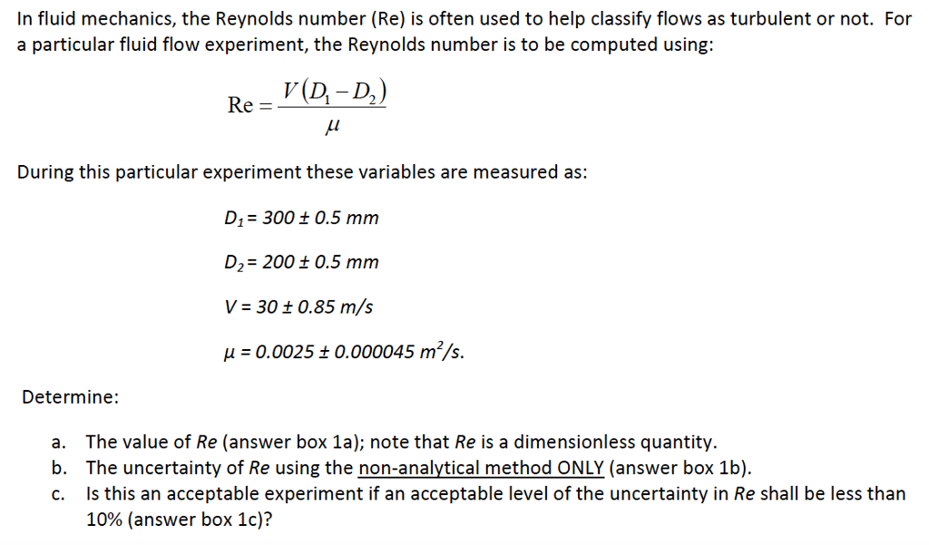 solved-in-fluid-mechanics-the-reynolds-number-re-is-often-chegg