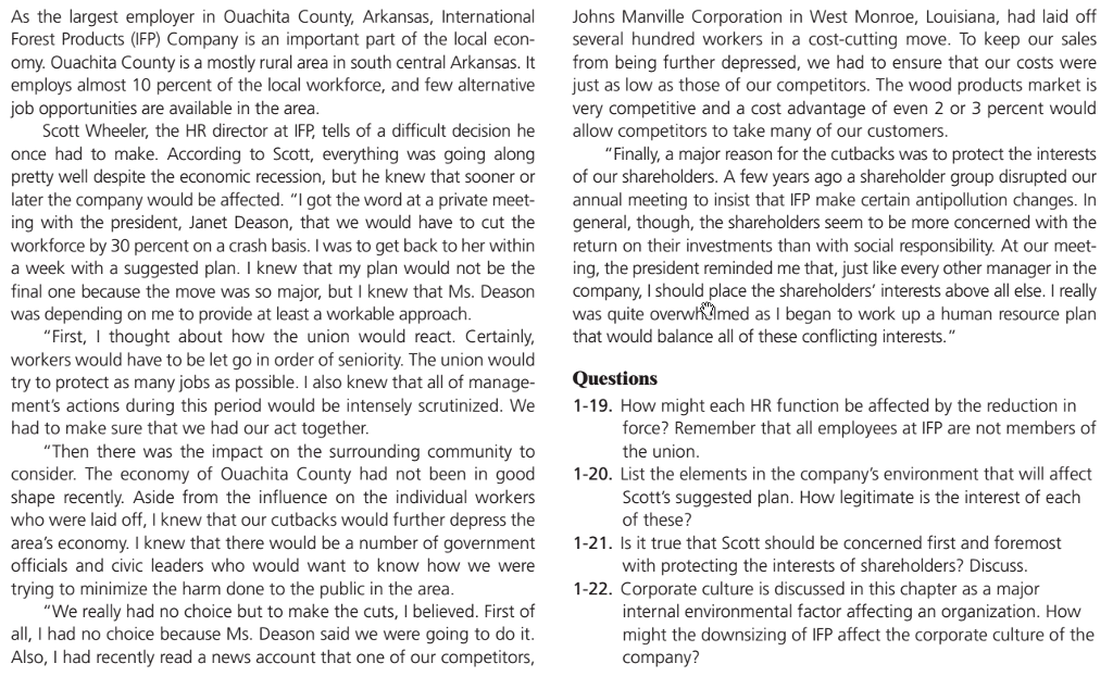 Solved As the largest employer in Ouachita County, Arkansas,