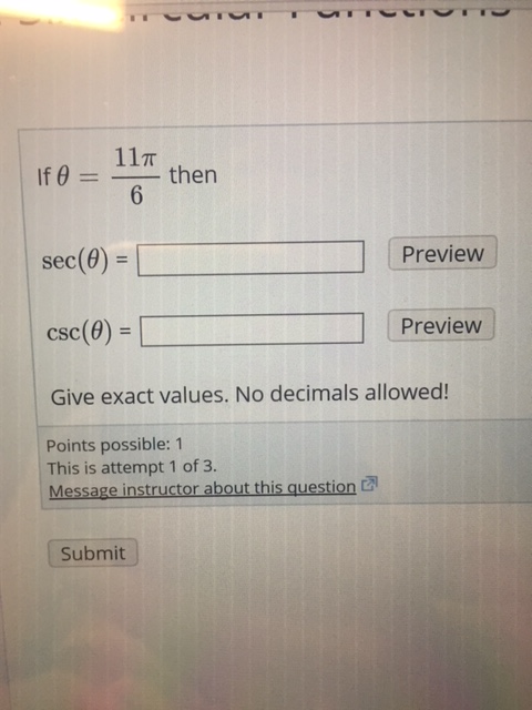 Solved nments/4522433 module-item-id=634 1428 | If θ =-, | Chegg.com