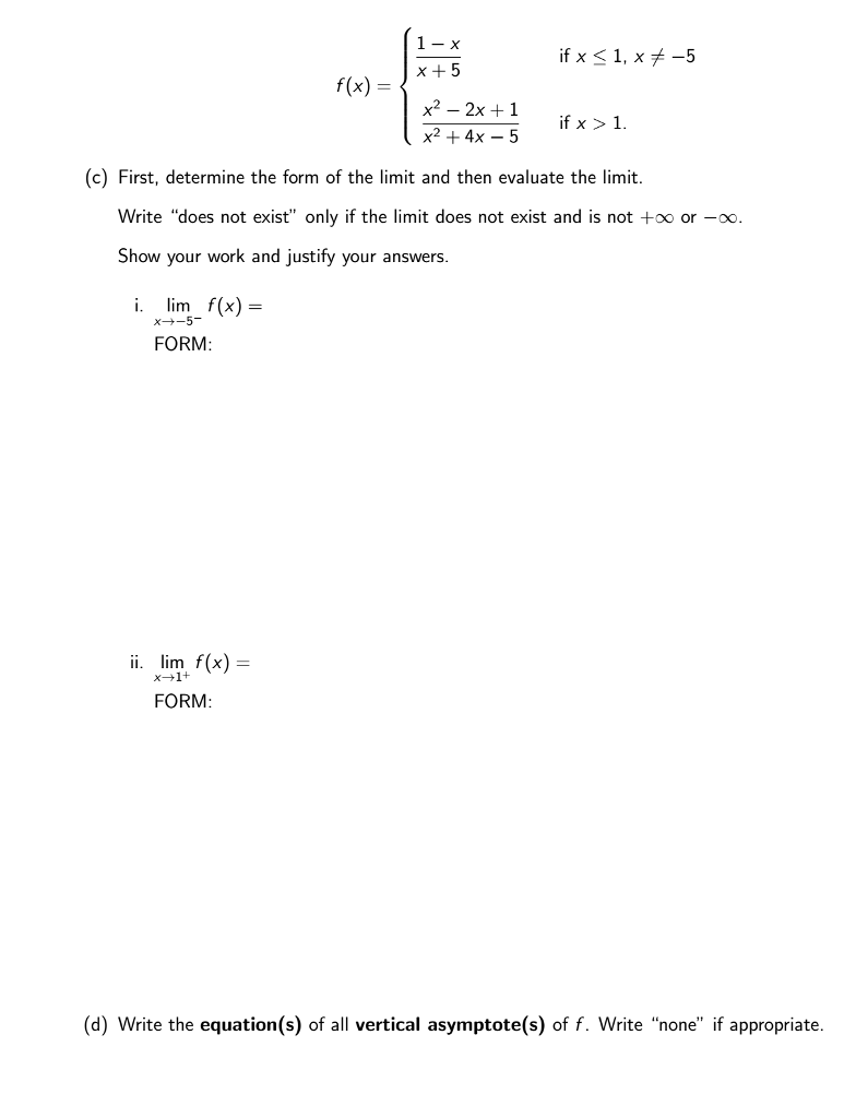 Solved 1 8 Pts Let F Be A Piecewise Defined Function