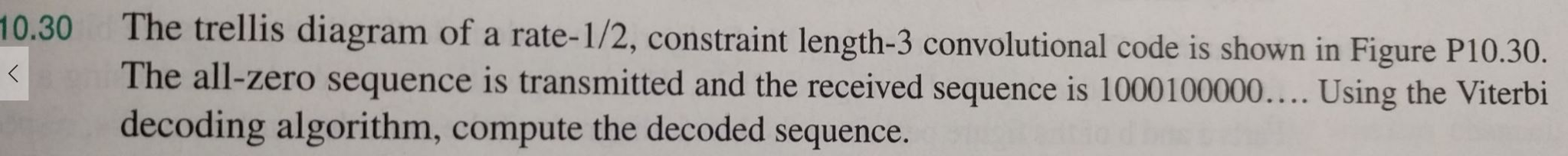 Viterbi Decoding Chegg