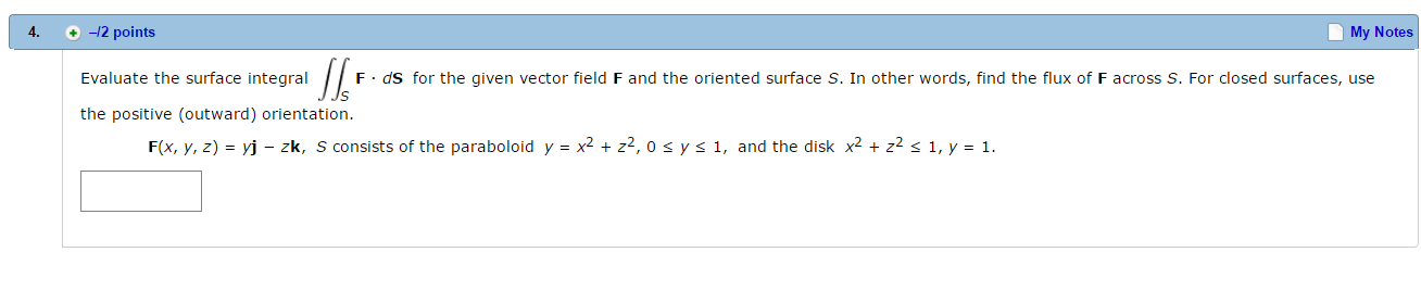 Solved 16.7.4 Evaluate the surface integral for the given | Chegg.com