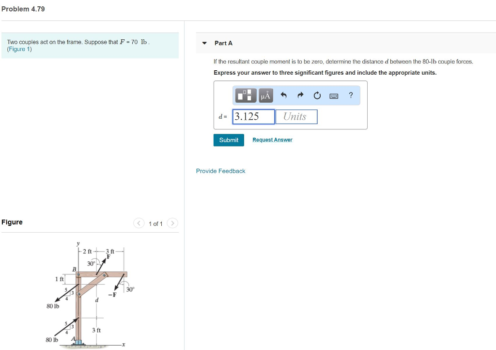 Solved Problem 4.79 Two couples act on the frame. Suppose | Chegg.com