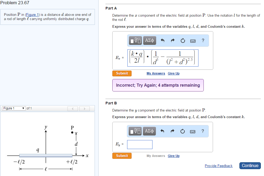 Solved Determine The X Component Of The Electric Field At