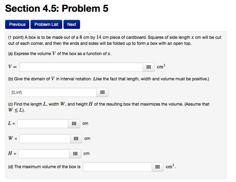 Solved Section 4.5: Problem 5 Previous Problem List Next (1 | Chegg.com