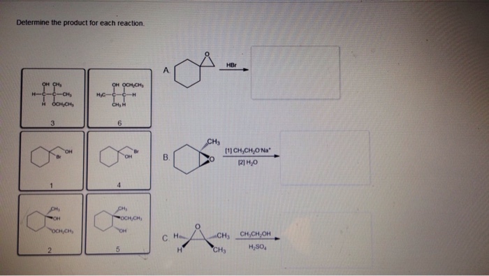 solved-determine-the-product-for-each-reaction-chegg