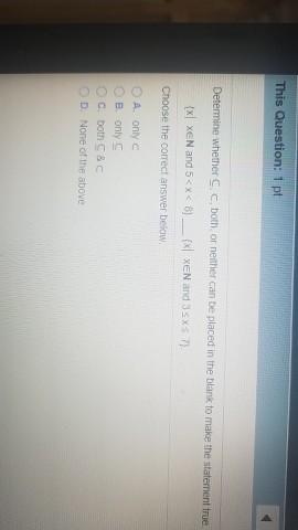 Solved Determine whether the given statement is true or | Chegg.com