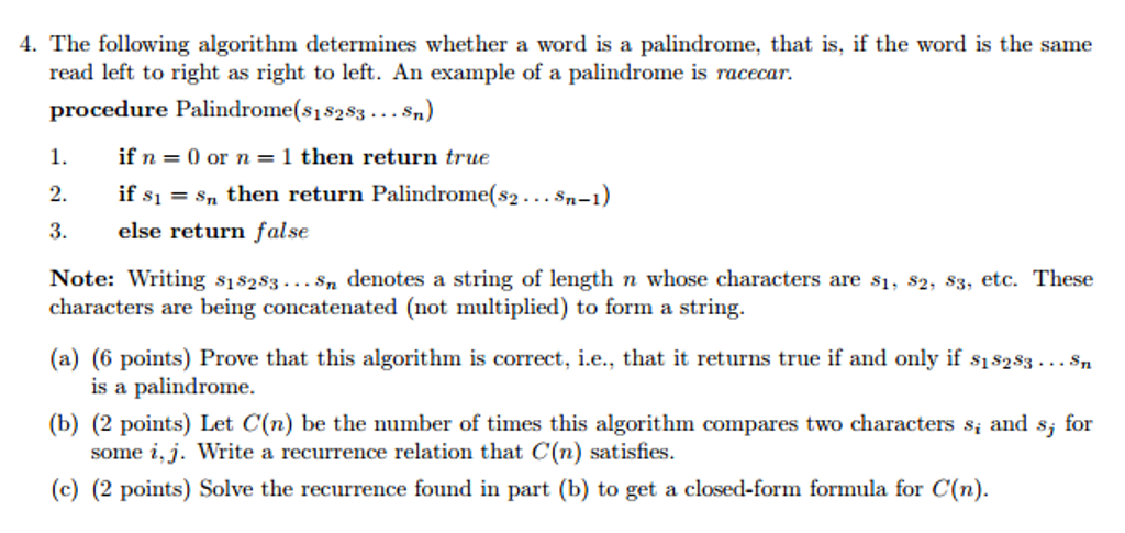 solved-the-following-algorithm-determines-whether-a-word-is-chegg