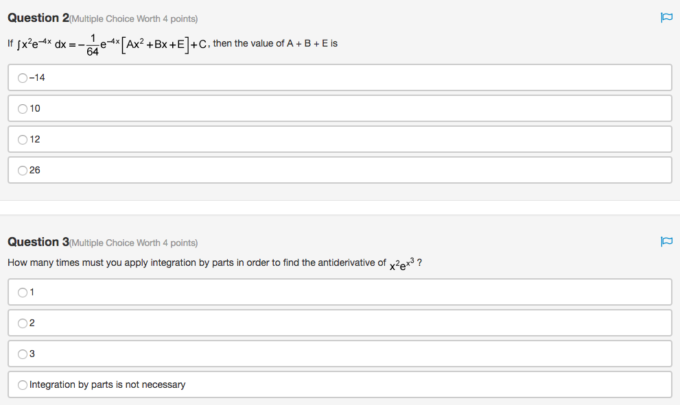 Solved If Integral X 2 E 4x Dx 1 64 E 4x Ax 2 Bx Chegg solved-if-integral-x-2-e-4x-dx-1-64-e-4x-ax-2-bx-chegg