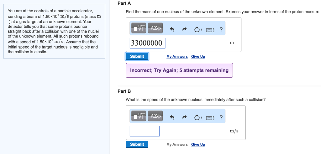 Solved You Are At The Controls Of A Particle Accelerator, | Chegg.com