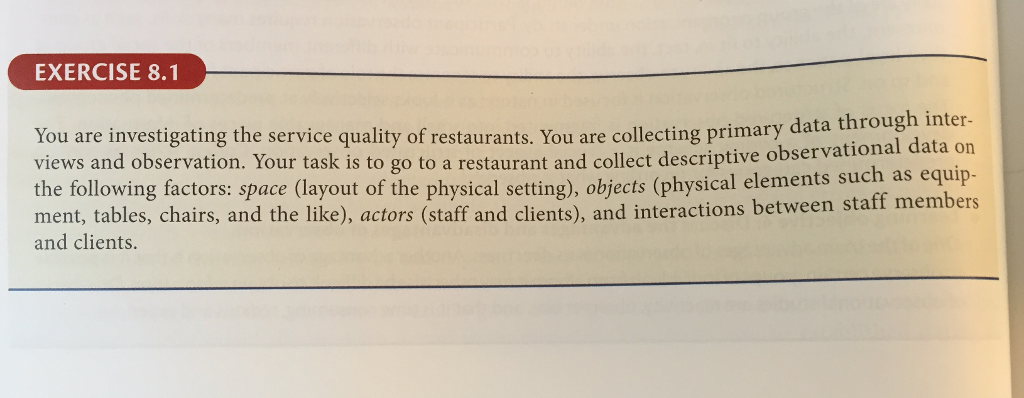 Solved You Are Investigating The Service Quality Of Chegg