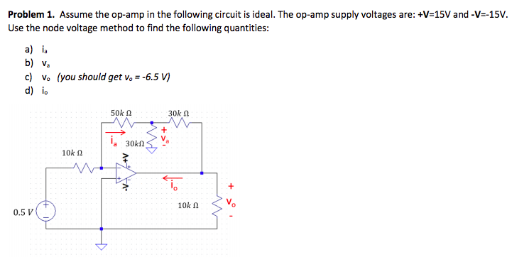 Solved Problem 1 Assume The Op Amp In The Following Circuit Chegg Solved Problem 1 Assume The Op Amp In The Following Circuit Chegg