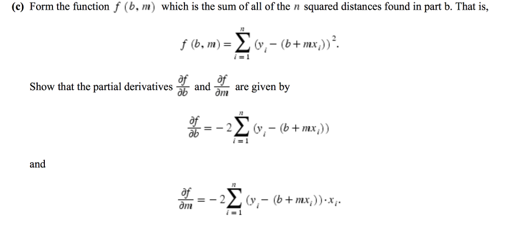 Solved 2. Fitting a Line to Data Using Least Square:s In | Chegg.com