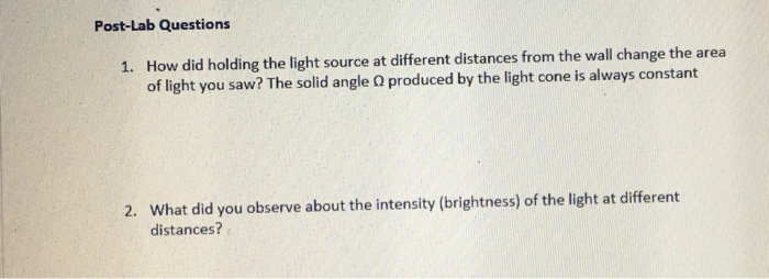 experiment 2 inverse square law