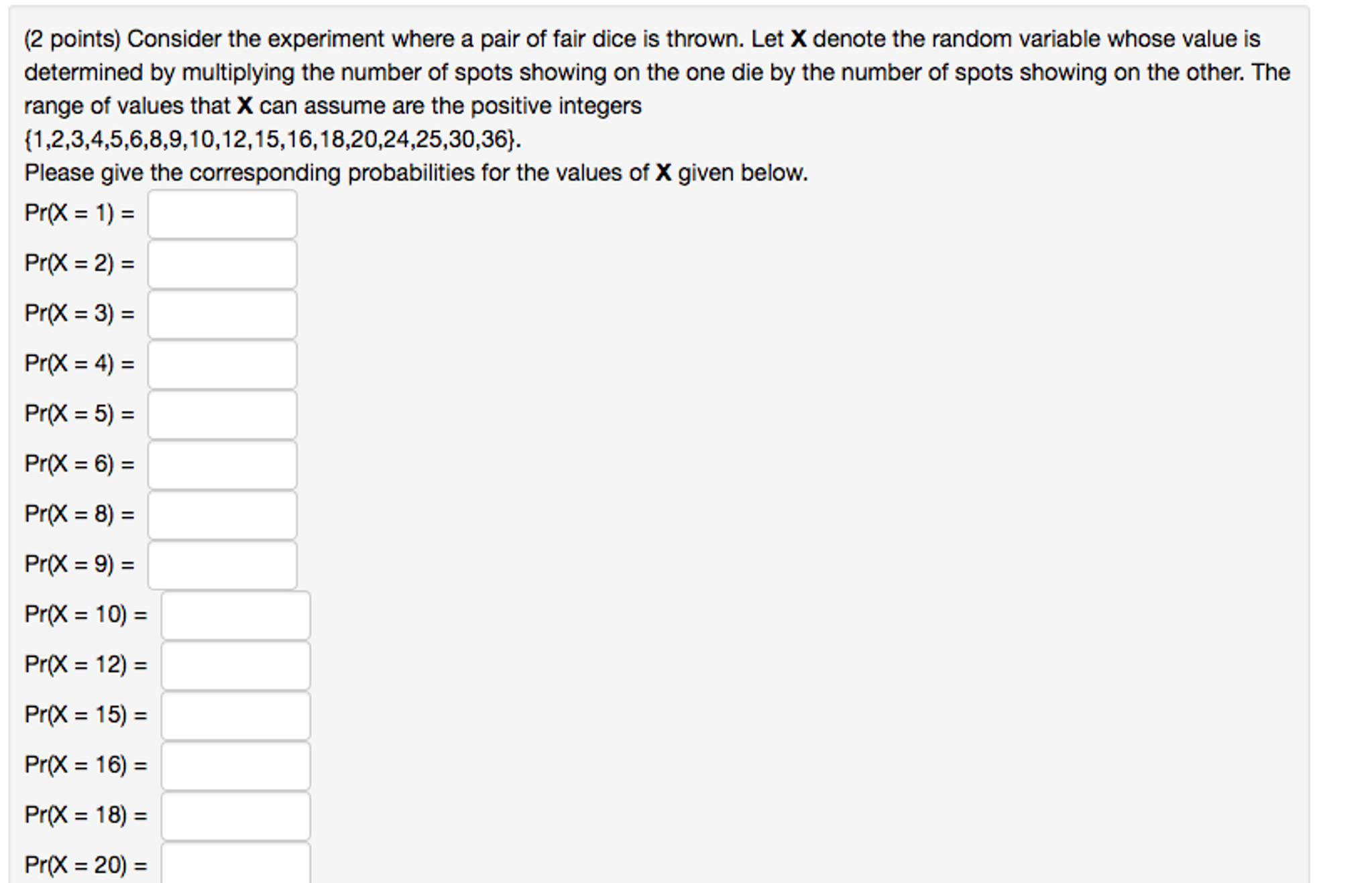 solved-consider-the-experiment-where-a-pair-of-fair-dice-is-chegg