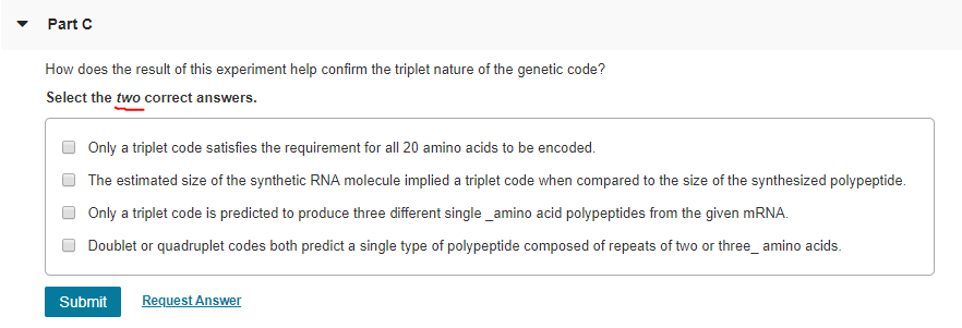 khorana experiment genetischer code