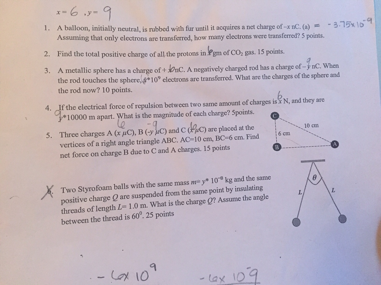how to find the total number of electrons transferred