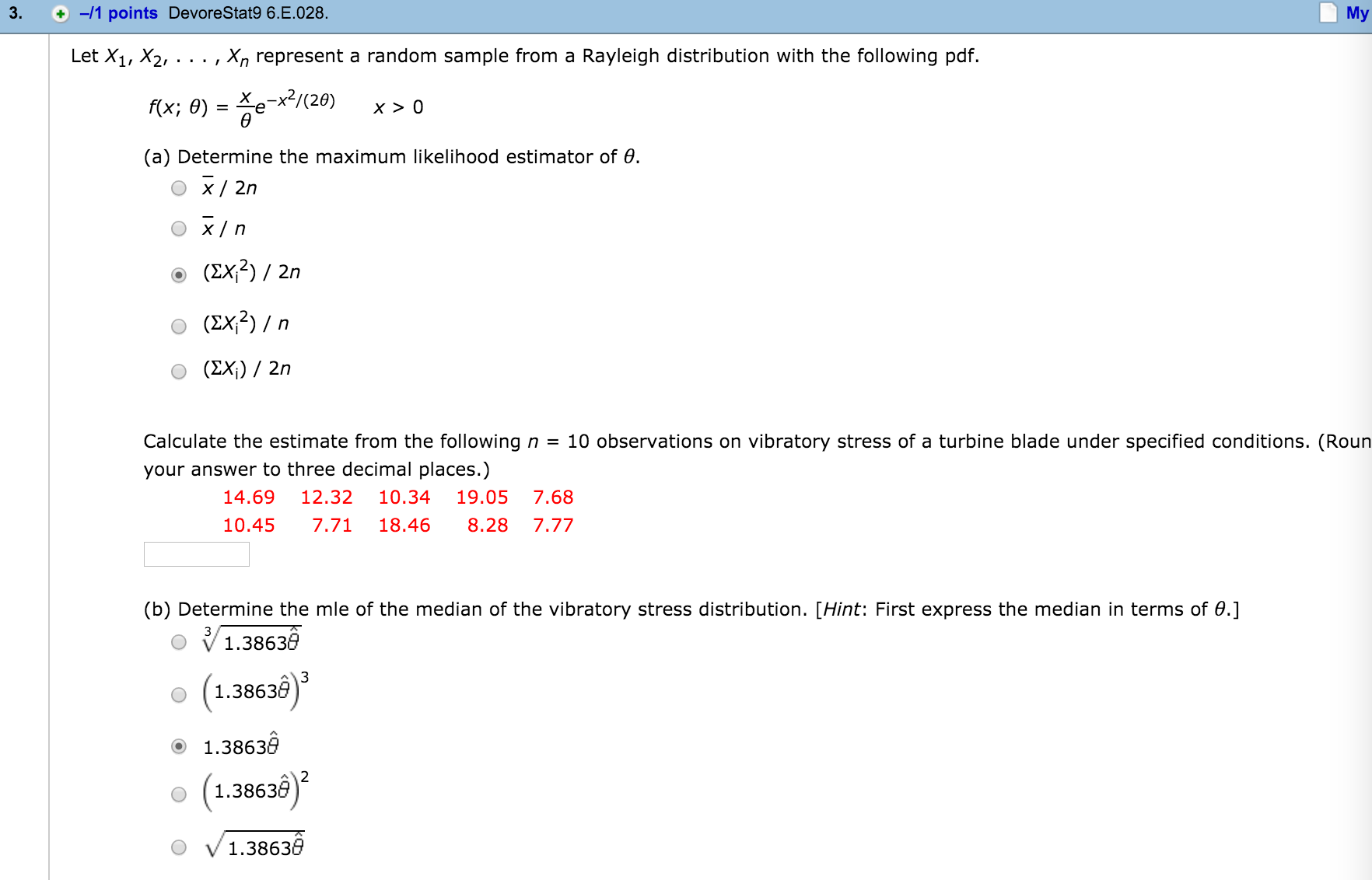 Solved: Let X1, X2, . . . , Xn Represent A Random Sample F... | Chegg.com