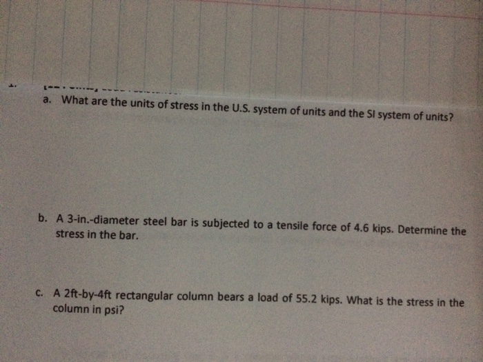 state the si basic units of stress