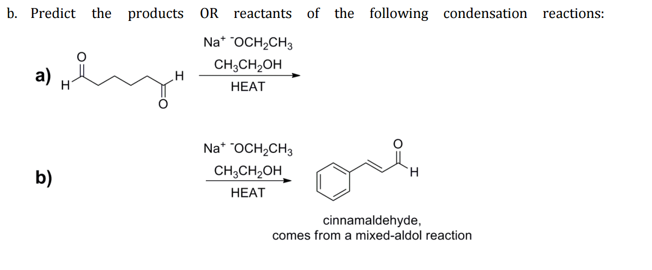 Solved Predict the products OR reactants of the following | Chegg.com