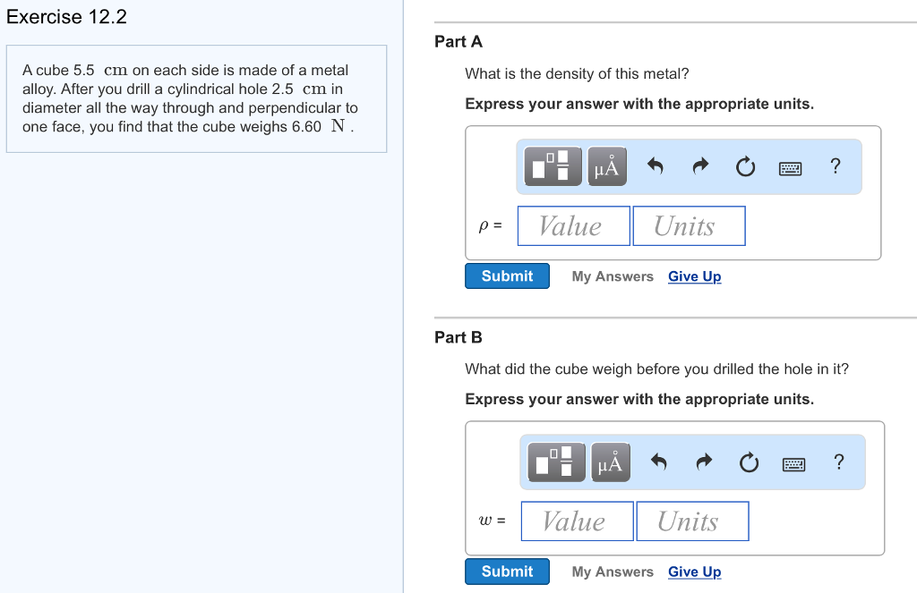 solved-exercise-12-2-part-a-a-cube-5-5-cm-on-each-side-is-chegg