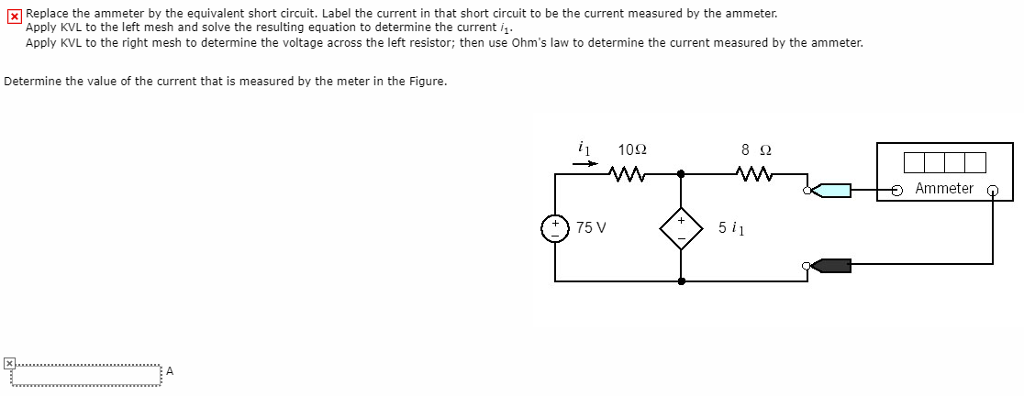 solved-replace-the-ammeter-by-the-equivalent-short-circuit-chegg