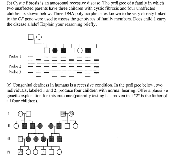 Cystic Fibrosis Pedigree Chart: A Visual Reference of Charts | Chart Master