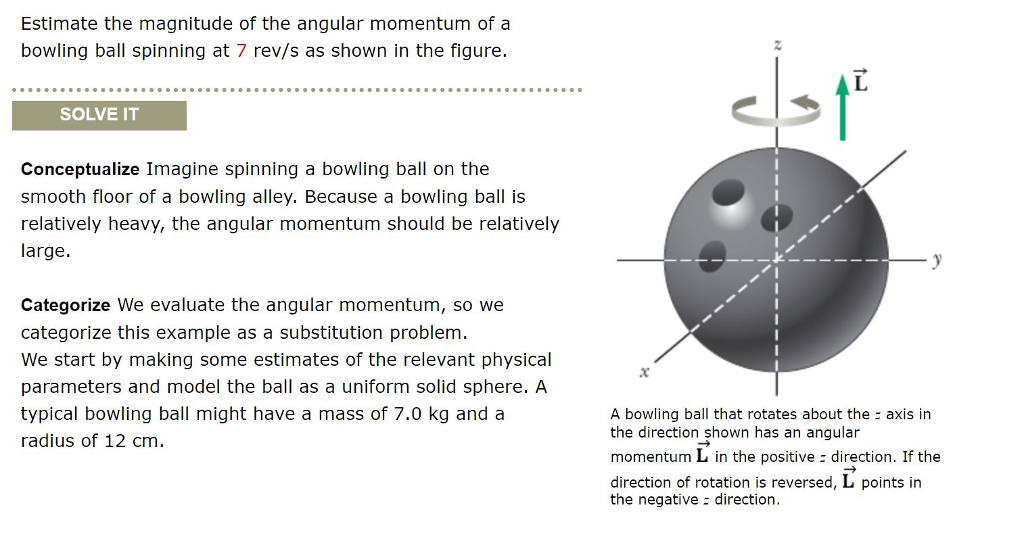 Solved Estimate the magnitude of the angular momentum of a