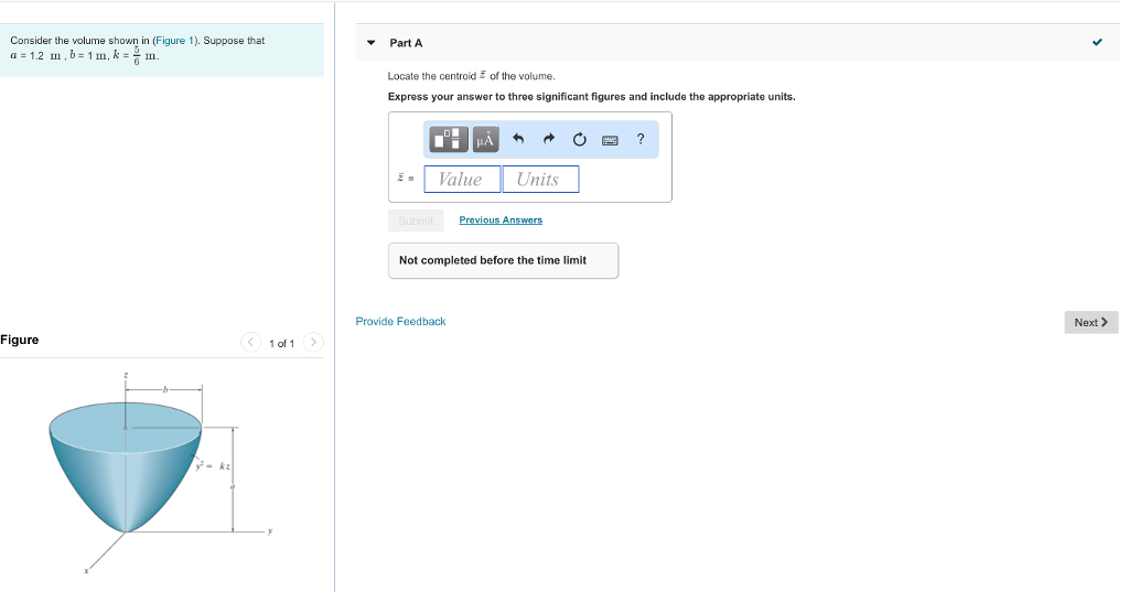 Solved Consider The Volume Shown In (Figure 1). Suppose That | Chegg.com