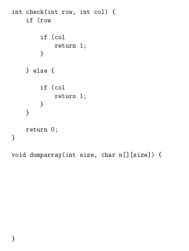 Solved (10 marks) The program below should output the | Chegg.com