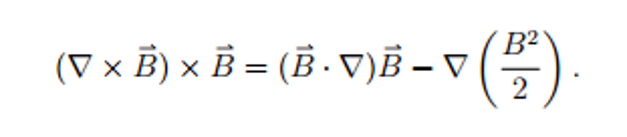 Solved Prove (curl Of B) Cross B = (b Dot Gradient)b | Chegg.com