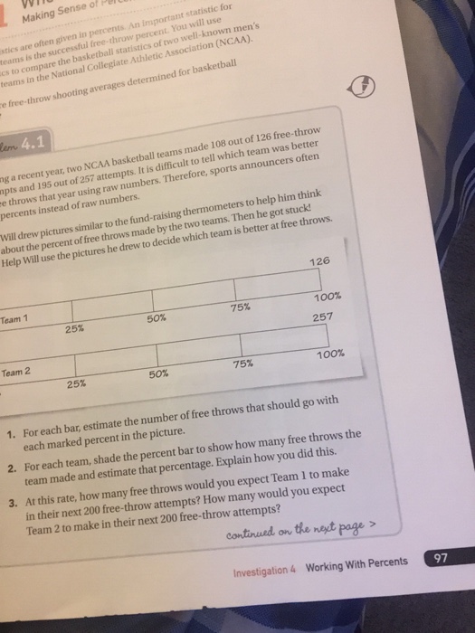 Solved For each bar, estimate the number of free throws that